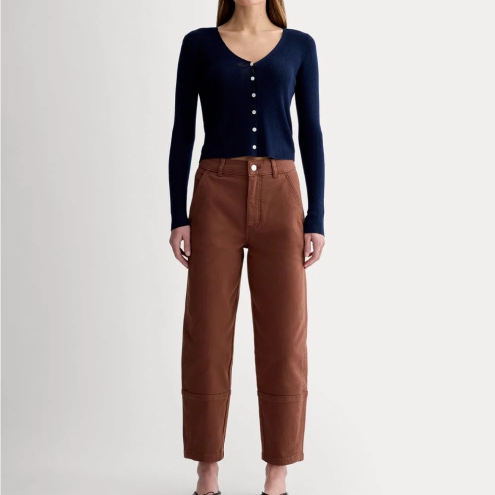 NWT Everlane The Utility Barrel Pant in Rosewood